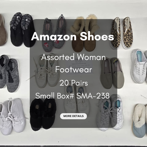 Amazon Brand Shoes | Assorted Women's Footwear | 20 Pairs| Small Box# SMA-238
