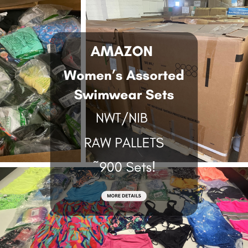AMZN | Women's Assorted Swimwear Sets | NWT/NIB | RAW PALLETS | ~1000 Sets Per Pallet
