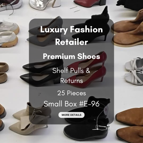 Luxury Fashion Retailer | Premium Shoes | Shelf Pulls & Returns | 25 Pieces | Small Box #E-96