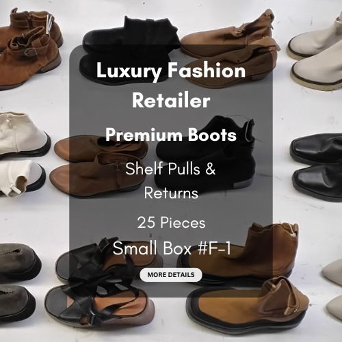 Luxury Fashion Retailer | Premium Boots | Shelf Pulls & Returns | 25 Pieces | Small Box #F-1