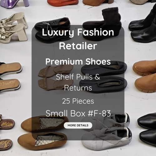 Luxury Fashion Retailer | Premium Shoes | Shelf Pulls & Returns | 25 Pieces | Small Box #F-83