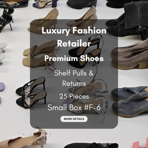 Luxury Fashion Retailer | Premium Shoes | Shelf Pulls & Returns | 25 Pieces | Small Box #F-6