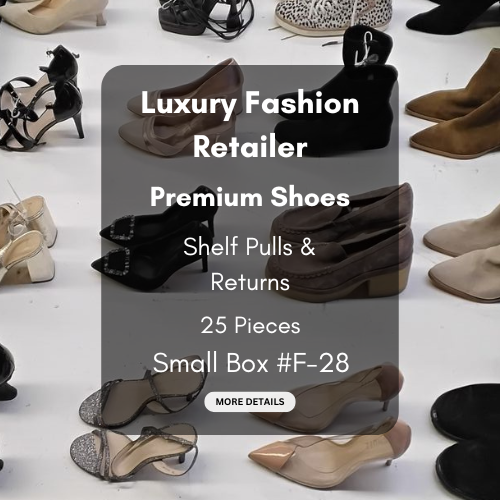 💰TREASURE HUNT💰 | Luxury Fashion Retailer | Premium Shoes | Customer Returns | 25 Pieces | SILVER Box | Small Box #F-28