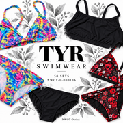 TYR swimwear — 50 sets — NWOT-L-000106. Representative assortment cover.