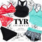 TYR swimwear — 50 sets — NWOT-L-000107. Representative assortment cover.