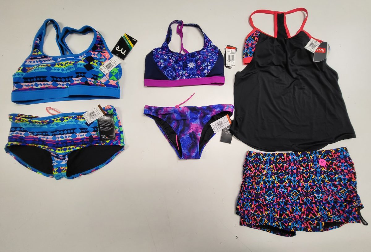 Lot 109 TYR swimwear original inventory photo 1 of 10
