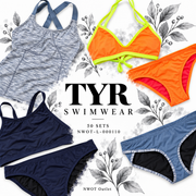 TYR swimwear — 50 sets — NWOT-L-000110. Representative assortment cover.