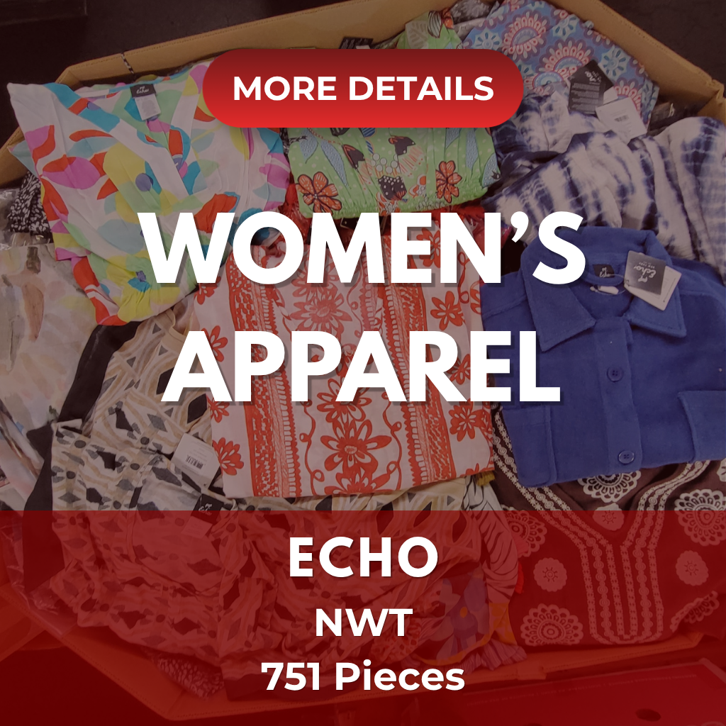 Echo New York Women's Cover-Ups & Swimwear | Assorted Women's Apparel | NWT | 751pcs Pieces | Pallet #PA-603