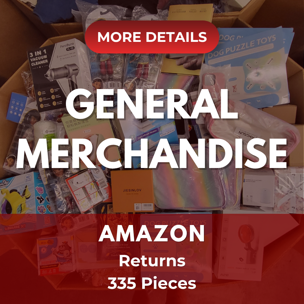 Amazon General Merchandise | Assorted Men's, Women's, Kid's General Merchandise | Returns | 335 Pieces | Pallet #PA-616