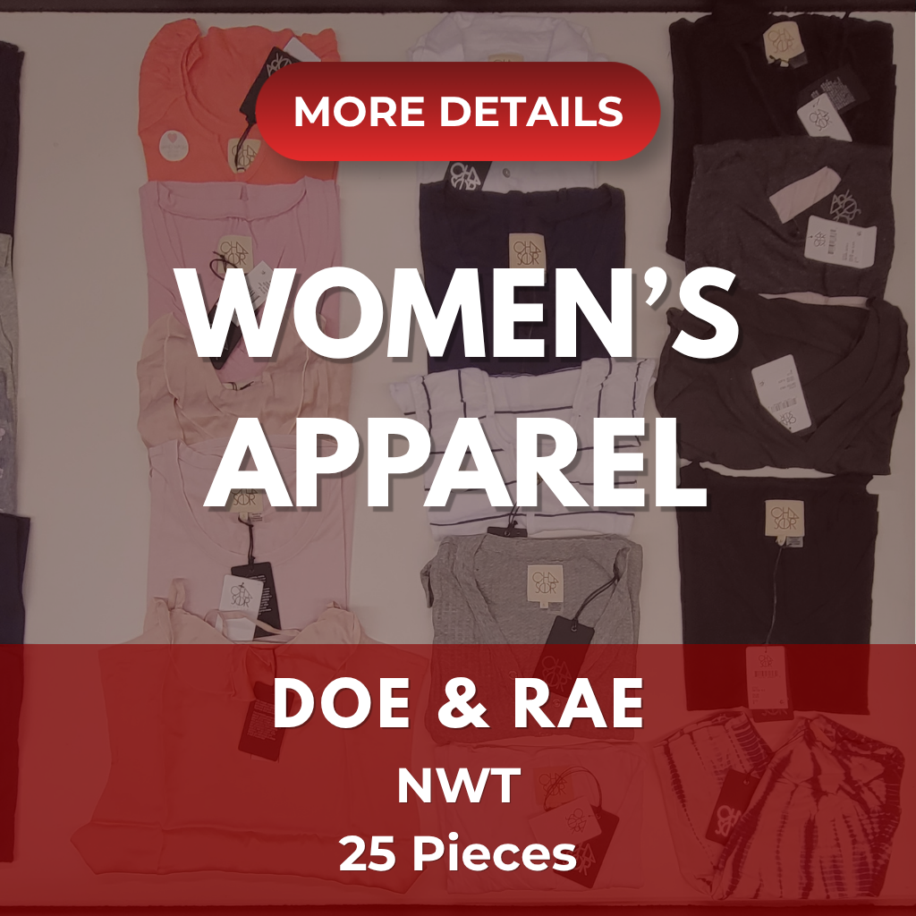 Doe & Rae women's contemporary | Assorted Women's Apparel | NWT | 25 Pieces | Small Box #543