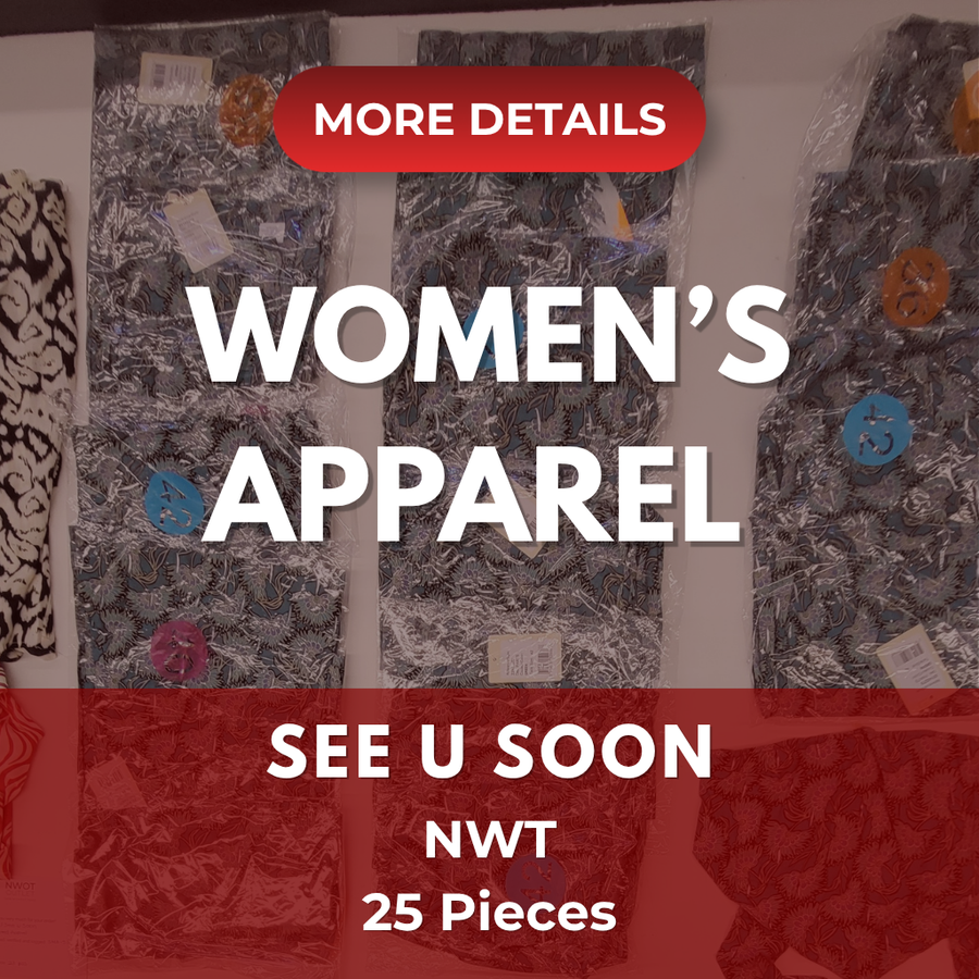 Boutique Style See U Soon | Assorted Women's Apparel | NWT | 25 Pieces | Small Box #Sma-539