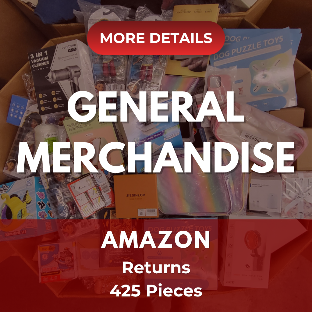 Amazon General Merchandise | Assorted Men's, Women's, Kid's General Merchandise | Returns | 425 Pieces | Pallet #PA-615
