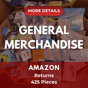 Amazon General Merchandise | Assorted Men's, Women's, Kid's General Merchandise | Returns | 425 Pieces | Pallet #PA-615
