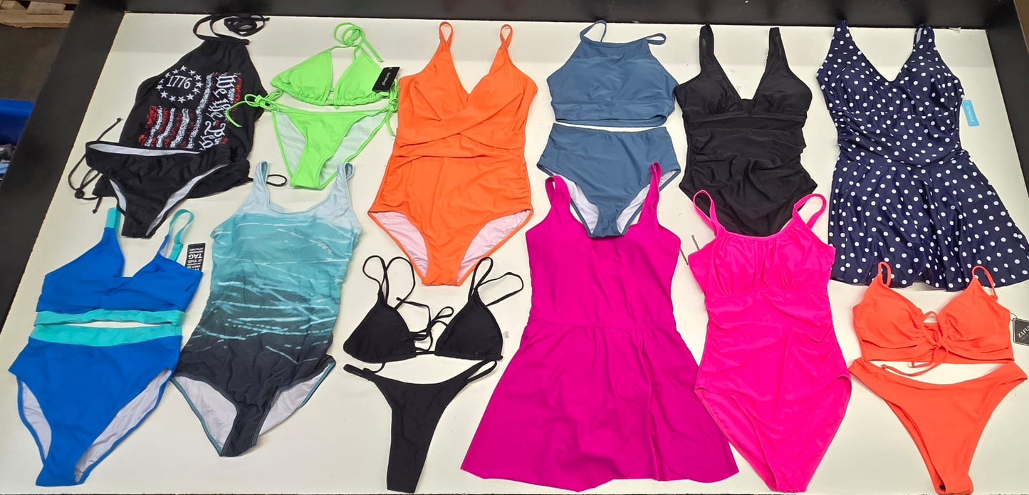 AMZN | Women's Assorted Swimwear Sets | NWT/NIB | 100 Pieces | Small Box #SMA-1