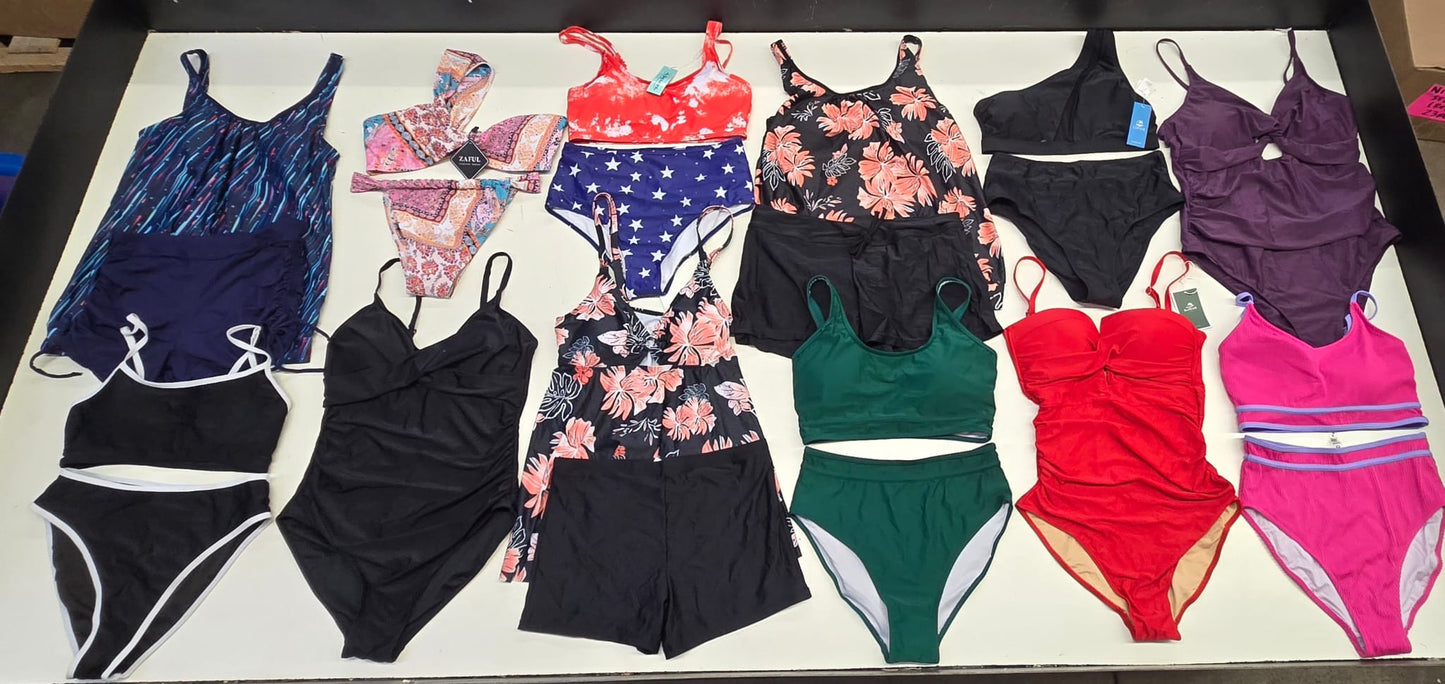 AMZN | Women's Assorted Swimwear Sets | NWT/NIB | 100 Pieces | Small Box #SMA-1