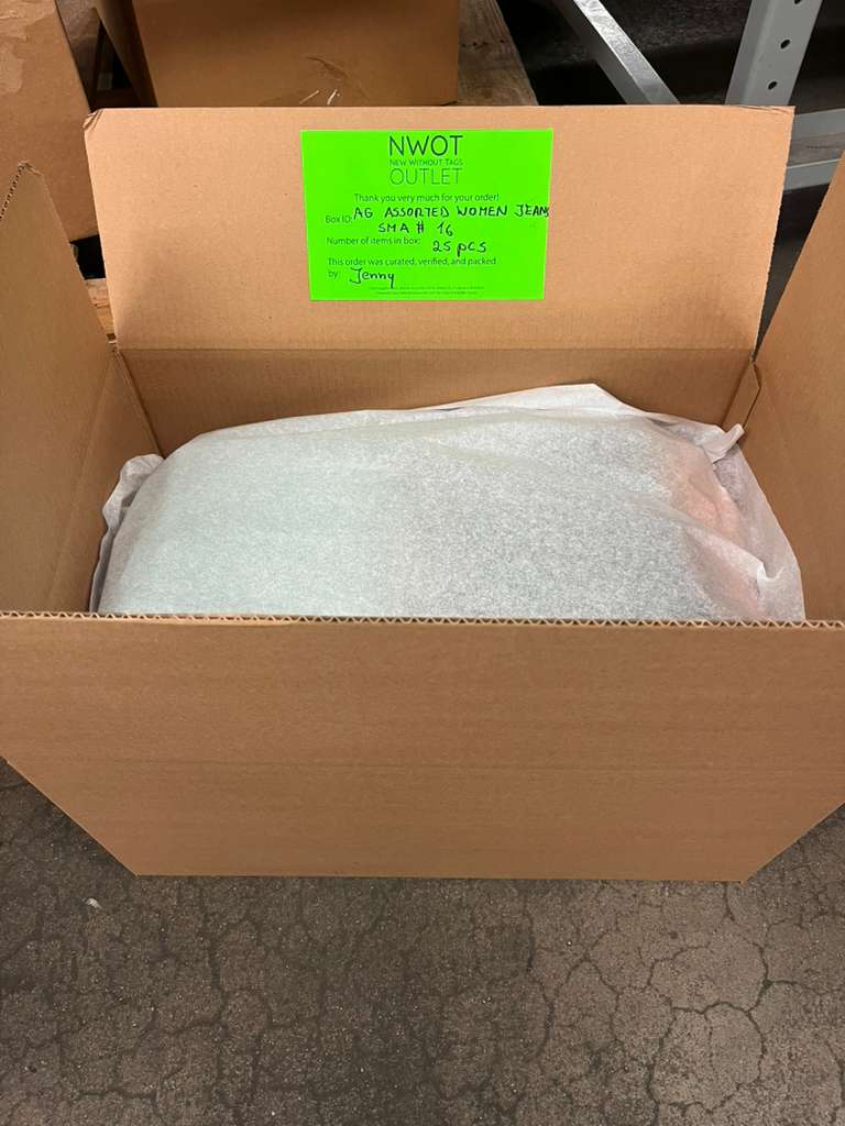 Brand Names | AG | Assorted Women's Jeans & Pants | 25 Pieces | Small Box #SMA-16