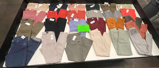 Brand Names | AG | Assorted Women's Jeans & Pants | 25 Pieces | Small Box #SMA-16