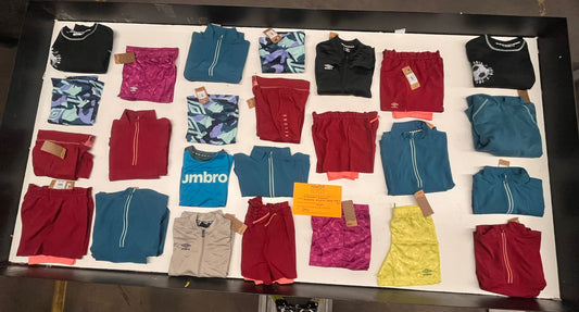 LA Brands | Mizuno | Assorted Athletic Apparel | 25 Pieces | Small Box #SMA-47