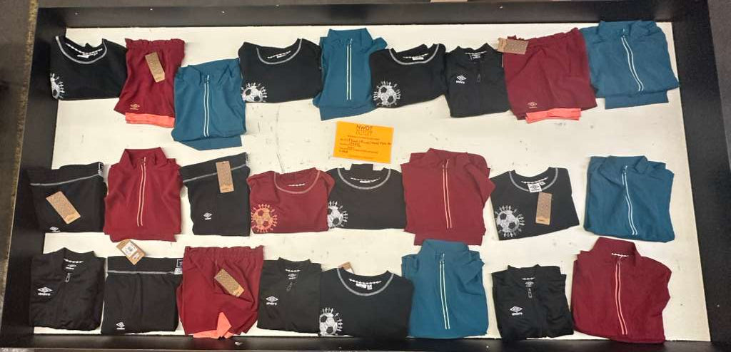 LA Brands | Mizuno | Assorted Athletic Apparel | 25 Pieces | Small Box #SMA-51