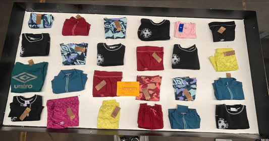 LA Brands | Mizuno | Assorted Athletic Apparel | 25 Pieces | Small Box #SMA-54