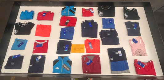LA Brands | Mizuno | Assorted Athletic Apparel | 25 Pieces | Small Box #SMA-62
