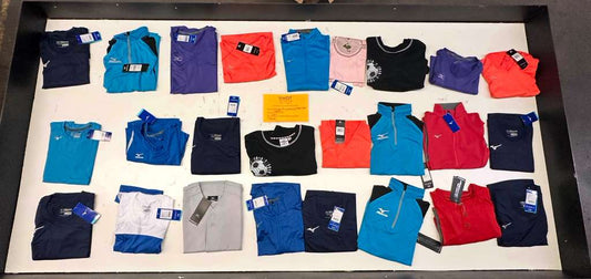 LA Brands | Mizuno | Assorted Athletic Apparel | 25 Pieces | Small Box #SMA-64