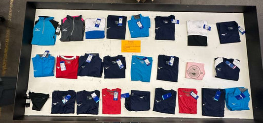 LA Brands | Mizuno | Assorted Athletic Apparel | 25 Pieces | Small Box #SMA-65