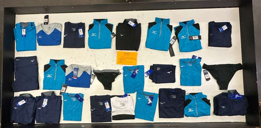 LA Brands | Mizuno | Assorted Athletic Apparel | 25 Pieces | Small Box #SMA-80