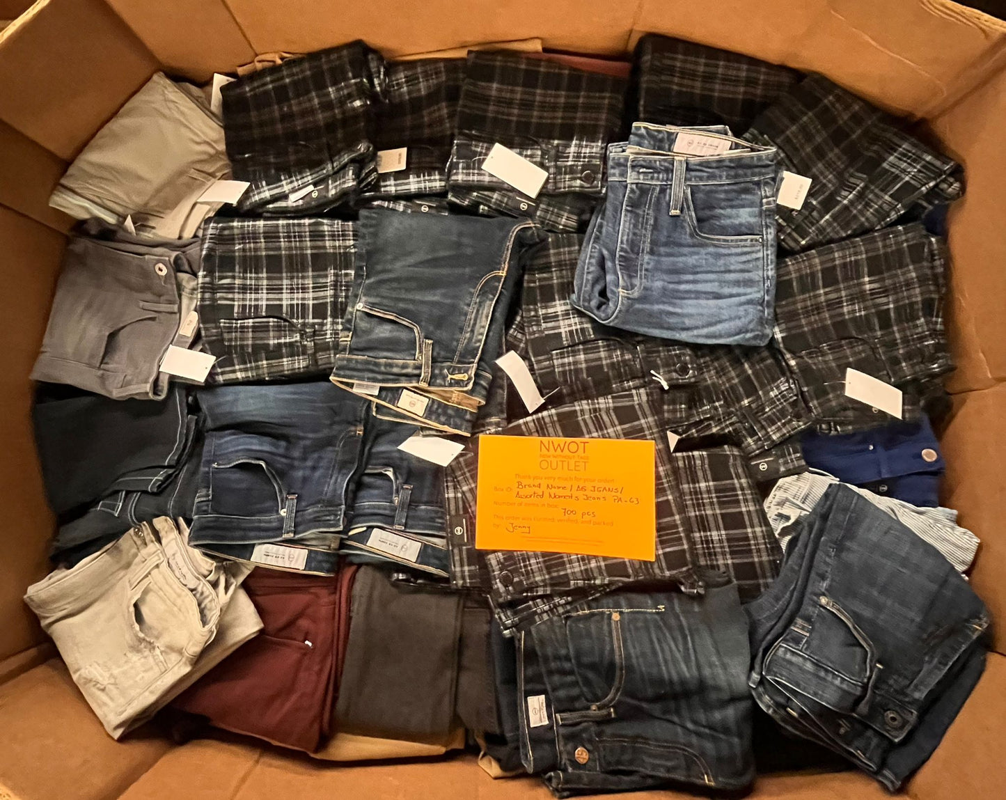 Brand Names | AG | Assorted Women's Jeans | 700 Pieces | Pallet #PA-63