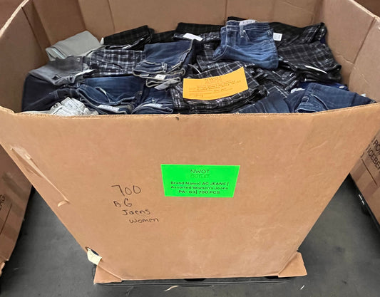 Brand Names | AG | Assorted Women's Jeans | 700 Pieces | Pallet #PA-63