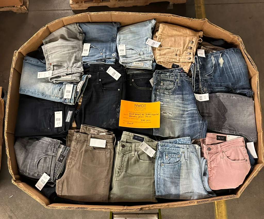 Brand Names | AG | Assorted Women's Jeans | 750 Pieces | Pallet #PA-64