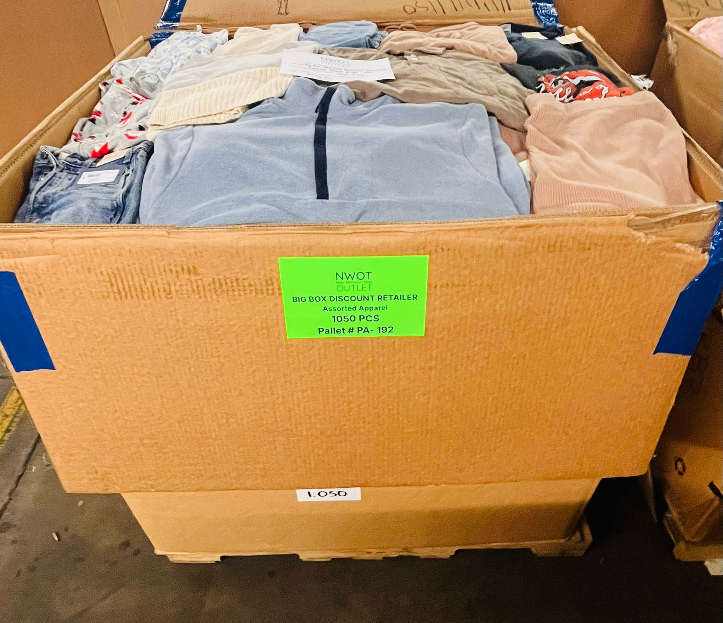 Target | Assorted  Apparel | 1050 Pieces | New & Returns | Pallet #PA-192