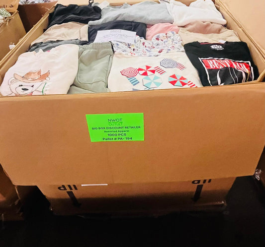 Target | Assorted  Apparel | 1000 Pieces | Shelf Pulls & Returns | Pallet #PA-194