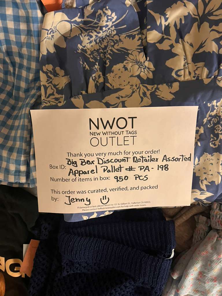 Target | Assorted  Apparel | 950 Pieces | Shelf Pulls & Returns | Pallet #PA-198