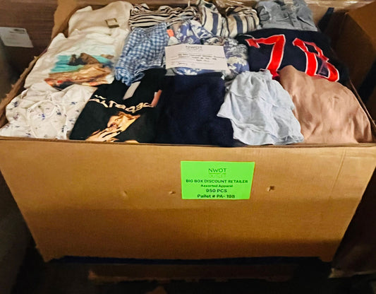 Target | Assorted  Apparel | 950 Pieces | Shelf Pulls & Returns | Pallet #PA-198