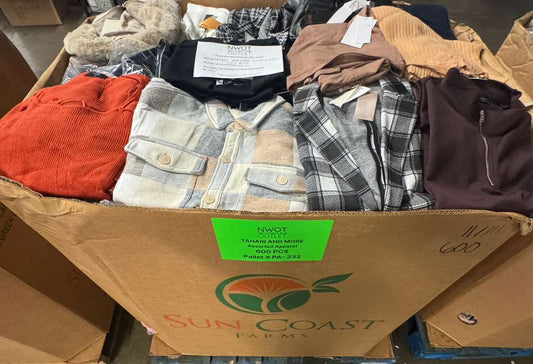 Tahari and more | Assorted  Apparel | 600 Pieces | New with Tag | Pallet #PA-232