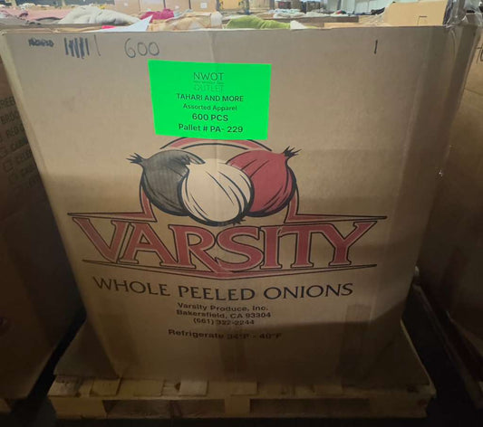 Tahari and more | Assorted  Apparel | 600 Pieces | Shelf Pulls & Returns | Pallet #PA-229