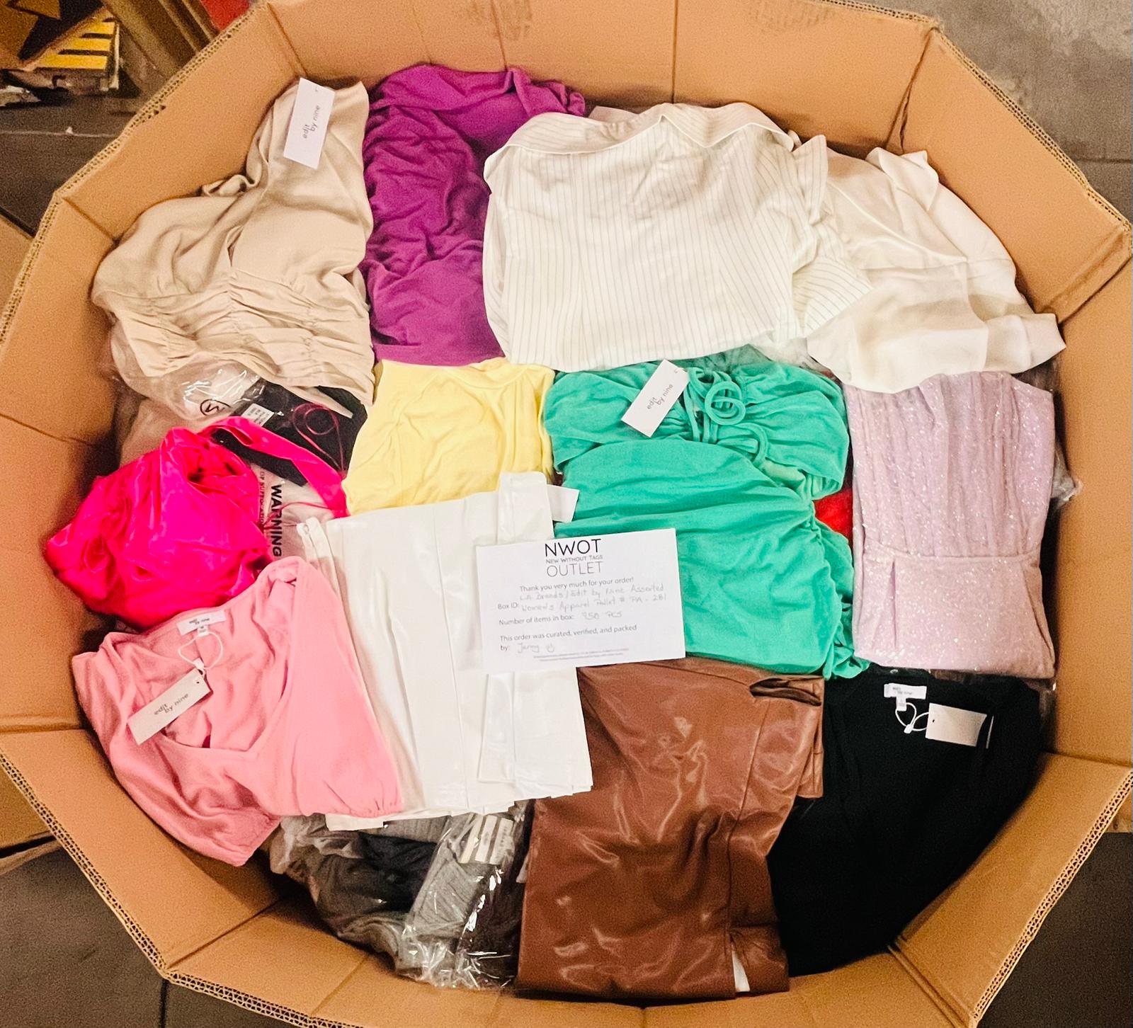 LA Brands | Edit by Nine | Assorted Apparel | 750 Pieces | Pallet #PA-281