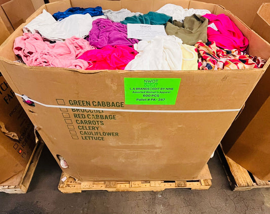 LA Brands | Edit by Nine | Assorted Apparel | 600 Pieces | Pallet #PA-287