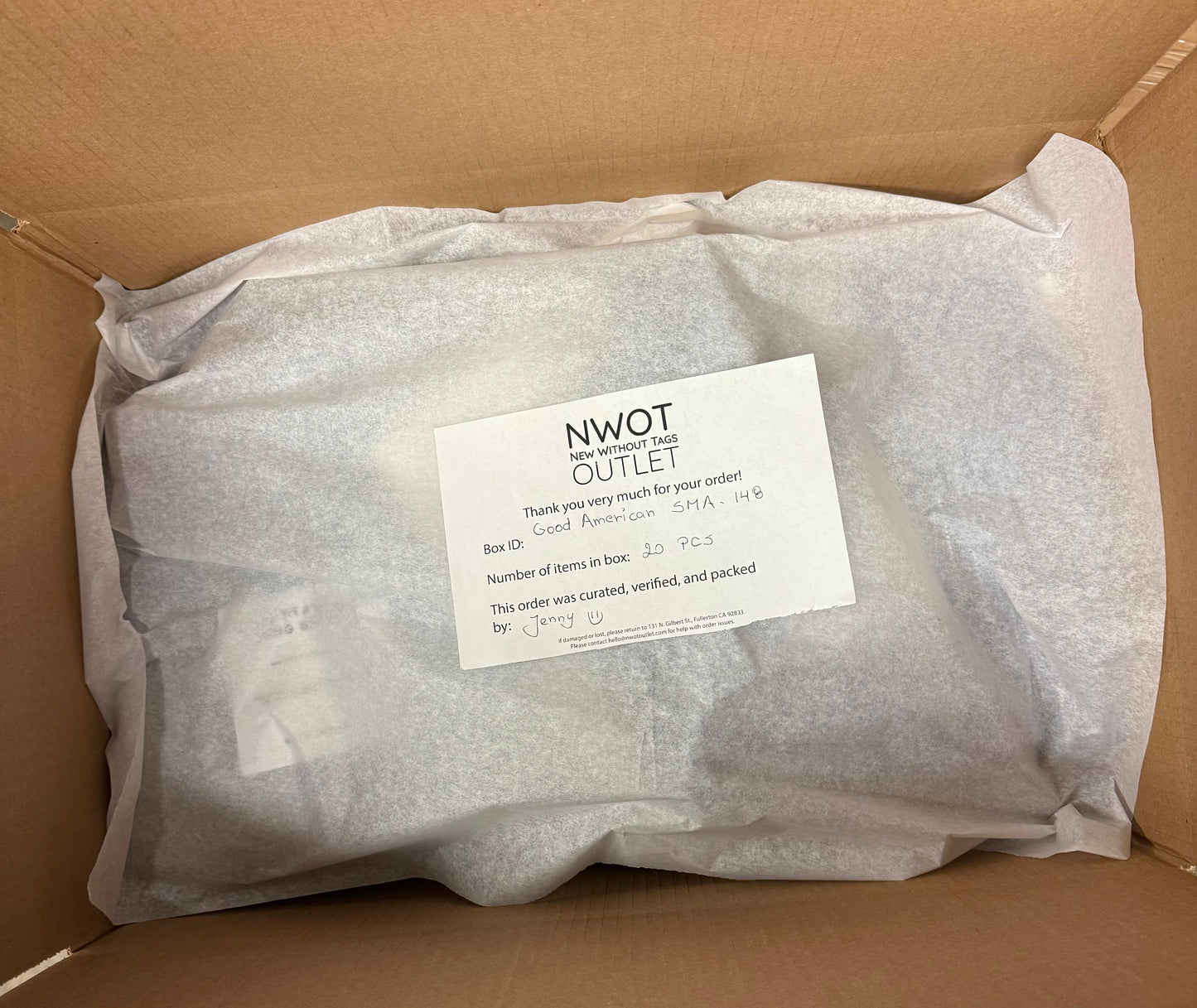 Good American | Assorted Women's Apparel | 20 Pieces | SMALL BOX # SMA-148