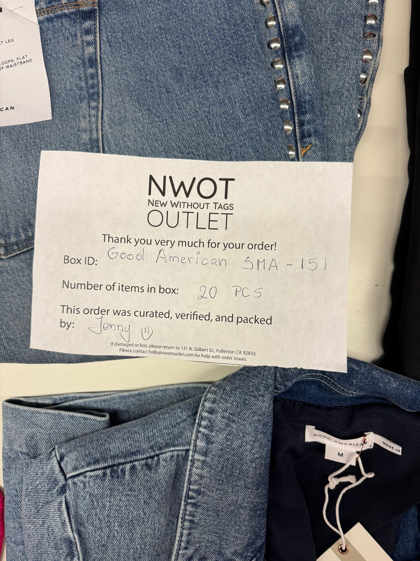 Good American | Assorted Women's Apparel | 20 Pieces | SMALL BOX # SMA-151