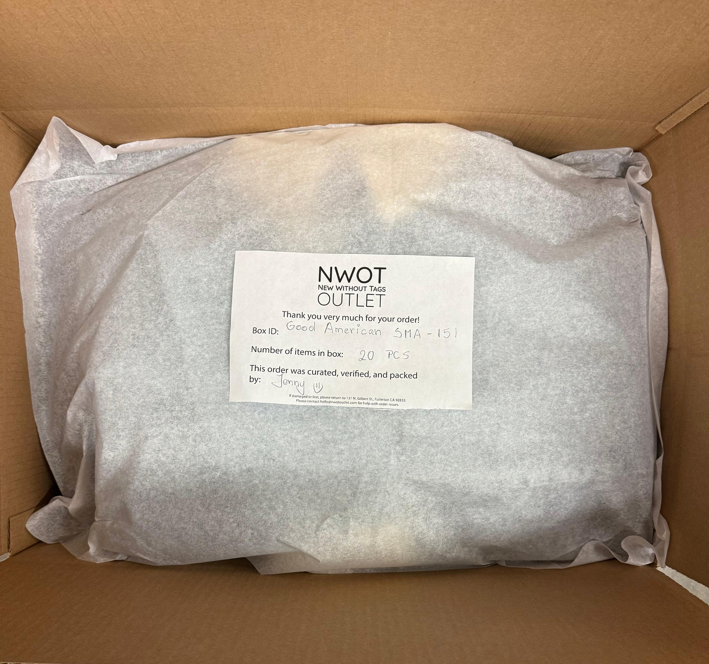 Good American | Assorted Women's Apparel | 20 Pieces | SMALL BOX # SMA-151