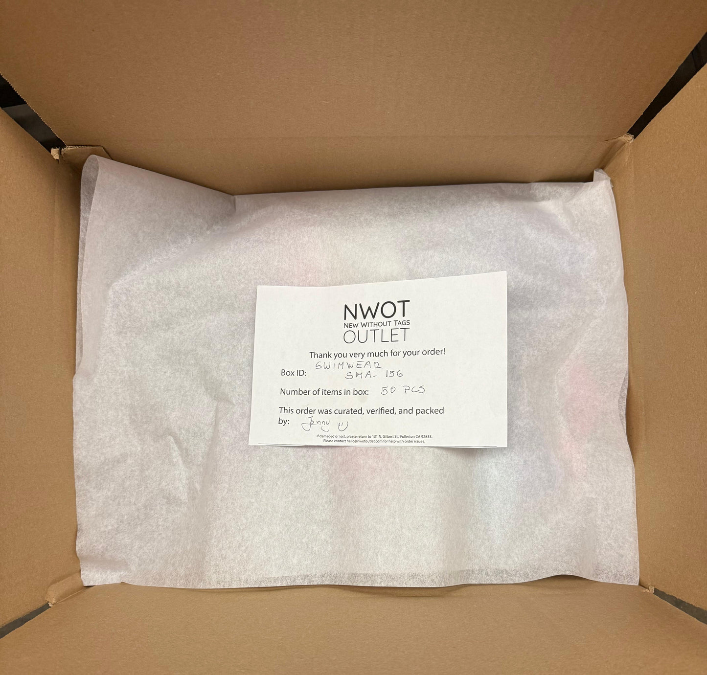 Swimwear  | Assorted Bikini Tops and Bikini Bottoms | 50 Pieces | Small Box # SMA-156