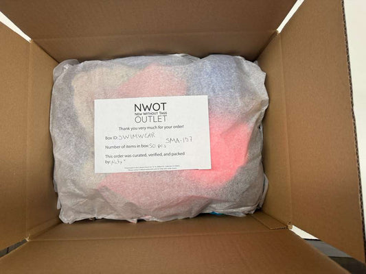 Swimwear  | Assorted Bikini Tops and Bikini Bottoms | 50 Pieces | Small Box # SMA-157