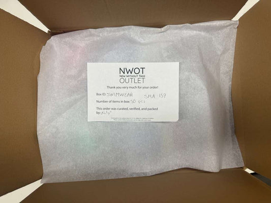 Swimwear  | Assorted Bikini Tops and Bikini Bottoms | 50 Pieces | Small Box # SMA-159