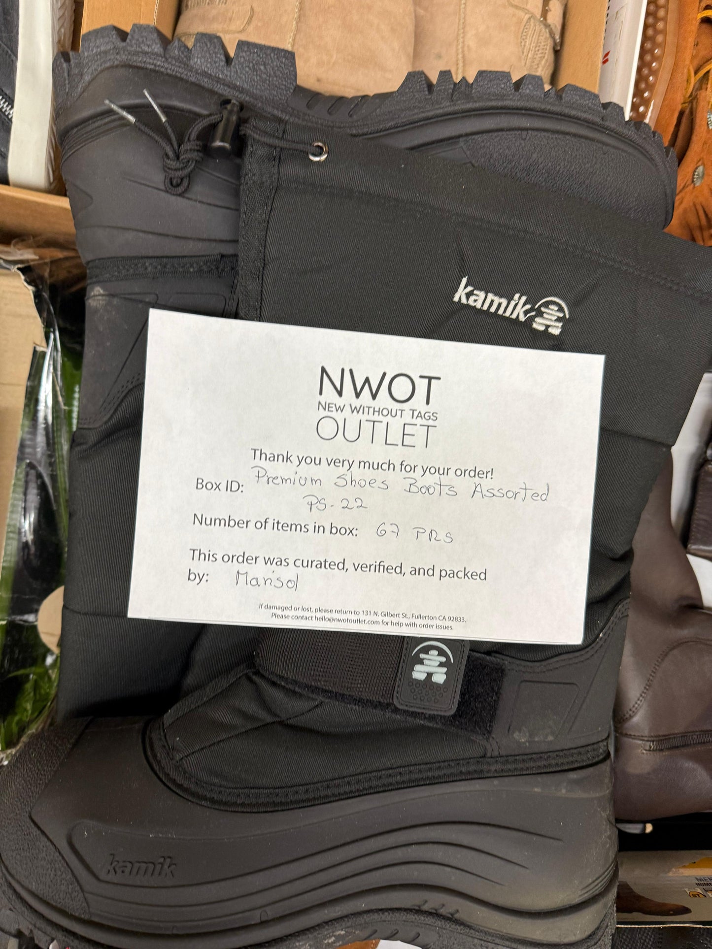 Premium Shoes | Boots Assorted  | 67 pairs | Pallets # PS-22