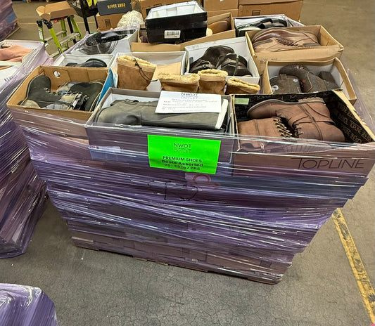 Premium Shoes | Boots Assorted  | 82 pairs | Pallets # PS-23