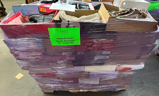 Premium Shoes | Boots Assorted  | 82 pairs | Pallets # PS-19