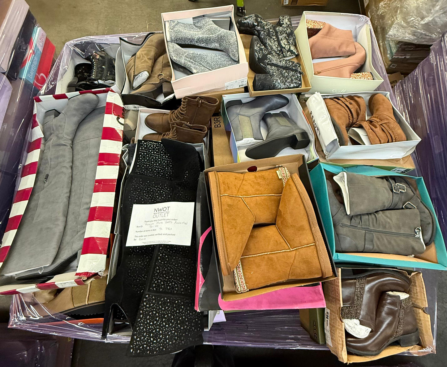 Premium Shoes | Boots Assorted  | 92 pairs | Pallets # PS-20