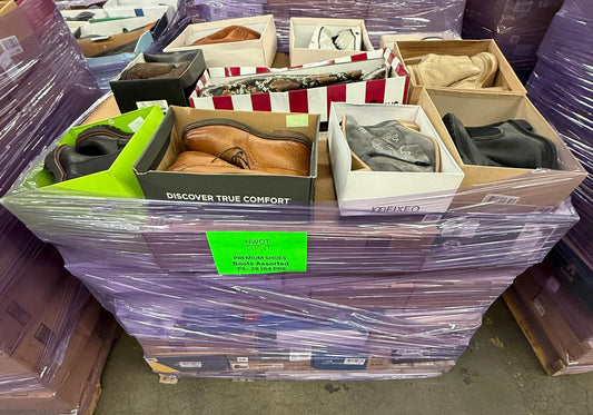 Premium Shoes | Boots Assorted  | 64 pairs | Pallets # PS-29